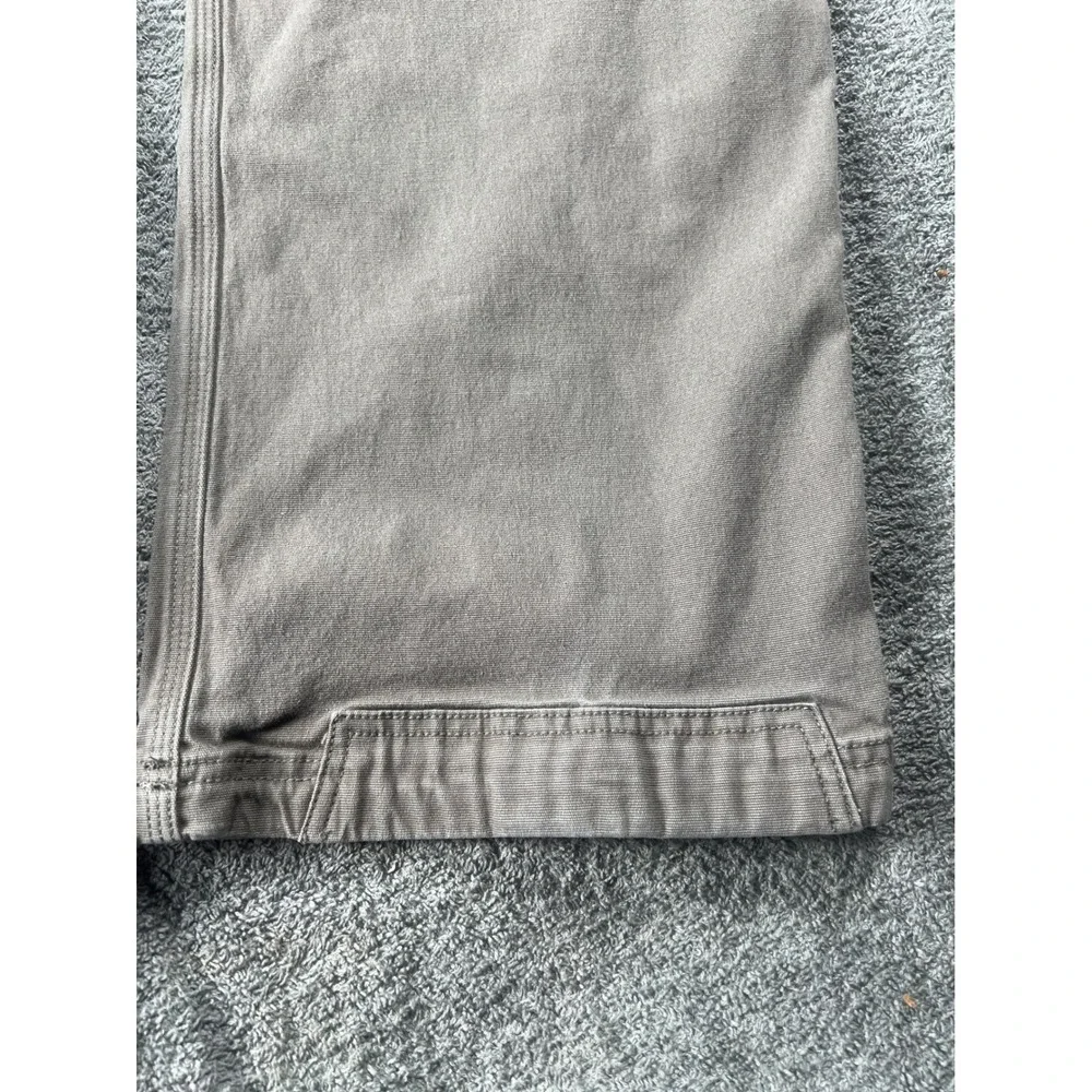 Duluth Trading Co Flex Fire‎ Hose Work Pants Tan Cargo Pockets Mens 40x32